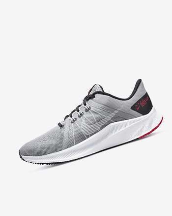 Nike Quest 4 Grises Claro Negros Rojos Blancos | MX 2453